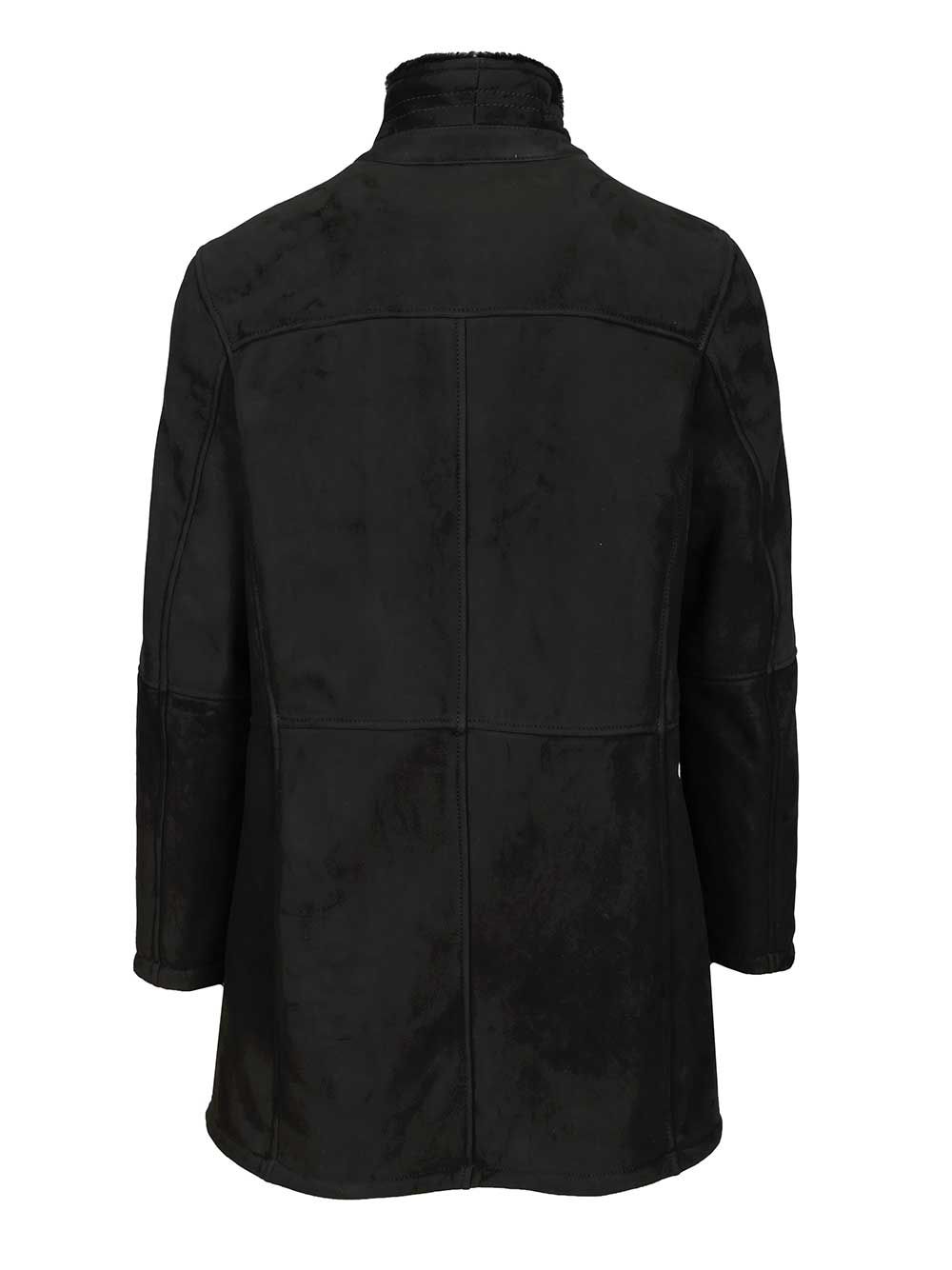 Al Duca D'Aosta Merinillo Shearling Coat Coats - Blue | 5e283047539324a827f93332c1e13d37987b8b4e
