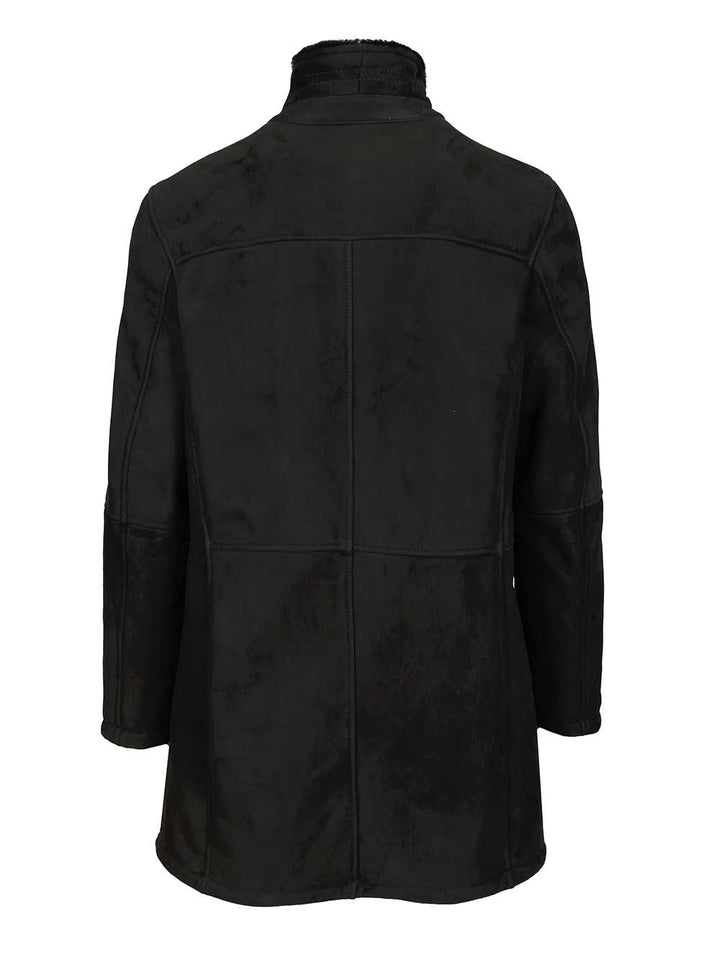 Al Duca D'Aosta Merinillo Shearling Coat Coats - Blue | 5e283047539324a827f93332c1e13d37987b8b4e