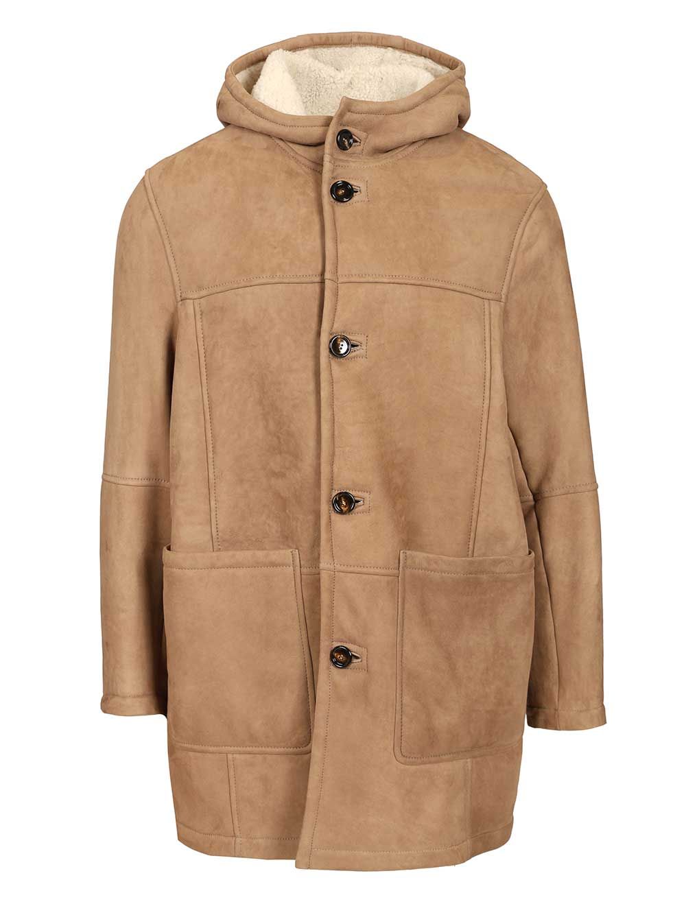 Al Duca D'Aosta Merinillo Shearling Coat Coats - Beige | 5c8ea02c894b2c8bb1e5c9d580ac04ba40617bae