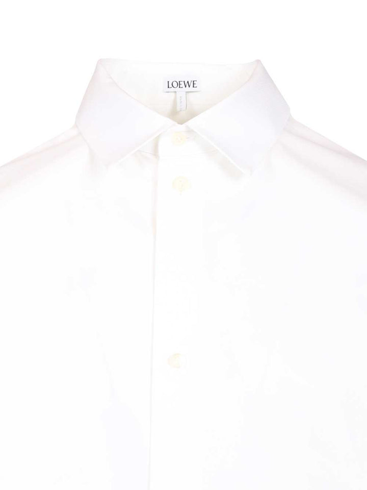 Loewe Anagram Shirt Shirts - White | b74d89286e4b3cda55982ad734f03144965418f6