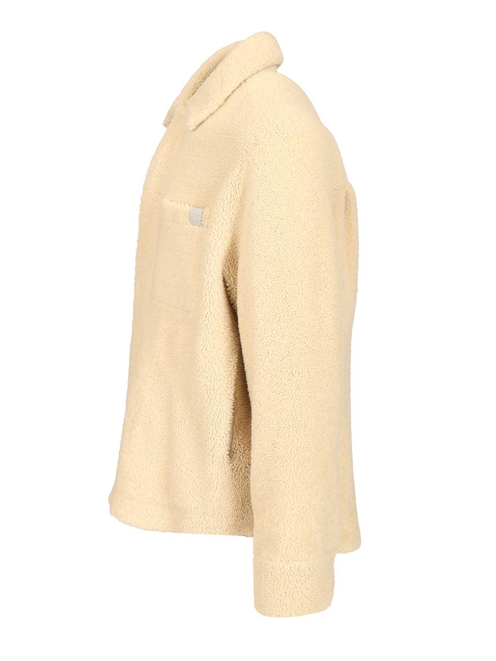 Loewe Shearling Overshirt Shirts - White | 2c34bc514b98bd321710f2aa09970a346dc9d481