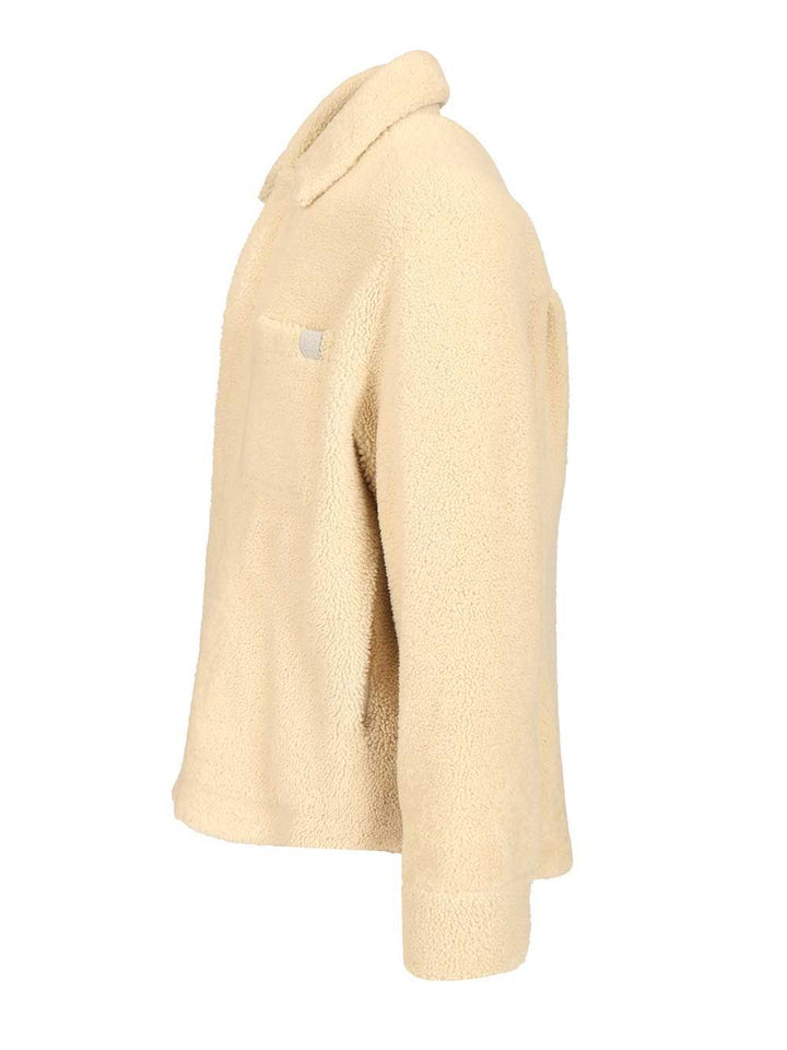 Loewe Shearling Overshirt Shirts - White | febb42d0629fe01add58ff062b93af5f635d58fa
