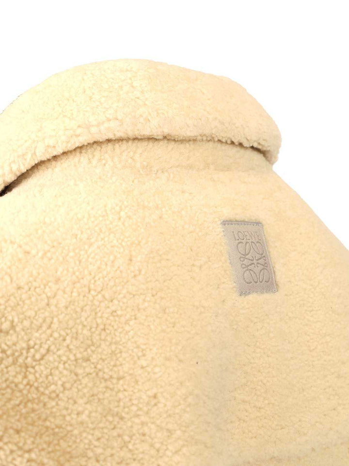 Loewe Shearling Overshirt Shirts - White | f9d2666d4f212be6e85cfd08ea5594a2f5e99a60