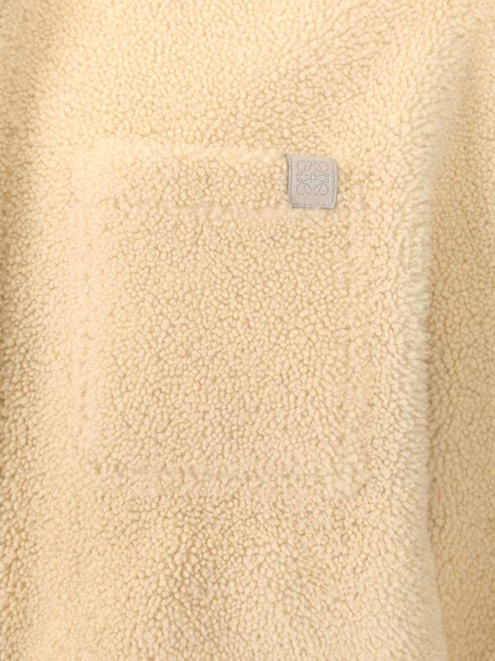 Loewe Shearling Overshirt Shirts - White | fc36f9c74123a0f67b05e85836c5d713984637d7