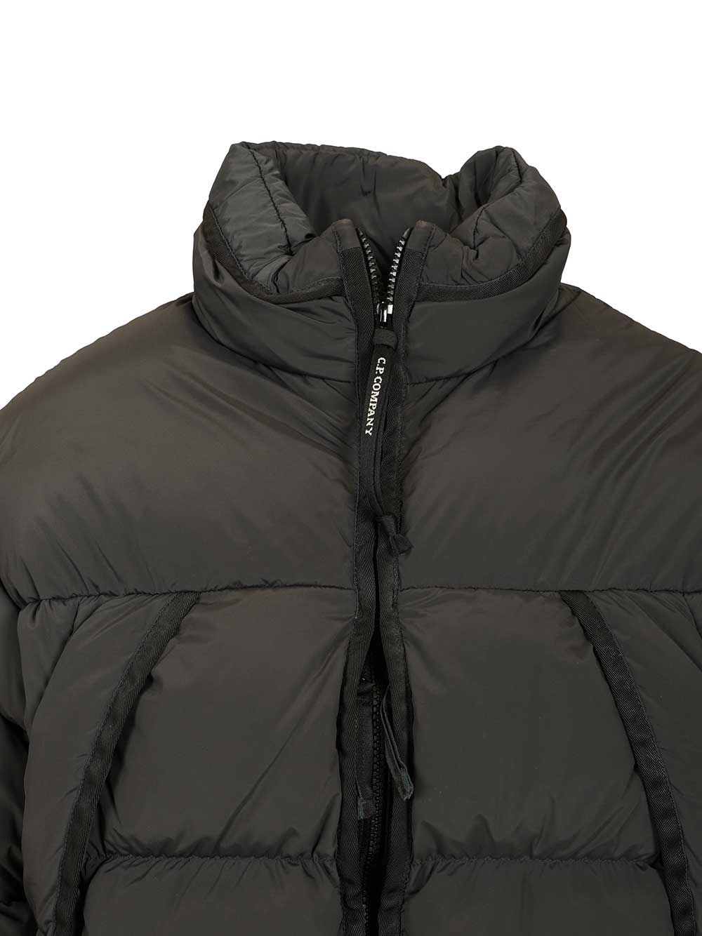 C.P. Company Hooded Down Jacket Jackets - Grey | c283b5ed48462979993cb93bd97226714601fa77
