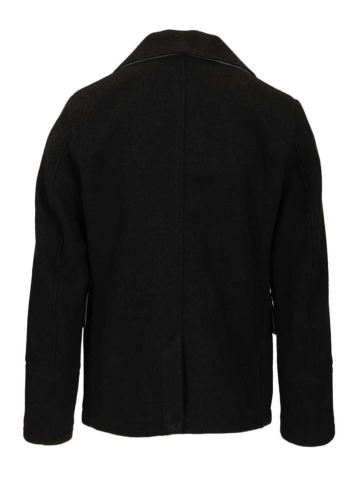 C.P. Company Pea Coats - Black | fa8b0aeabeefa9f3e1472fe838e2b205e6456d58