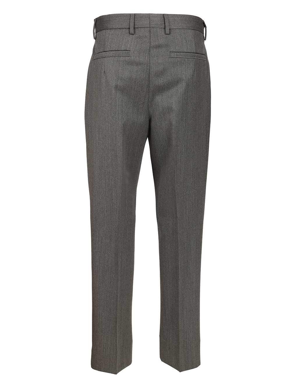 Ermenegildo Zegna Wool Trousers - Grey | 3ffe4d66de92a626aaef8bc94c974db6e9e46b8c