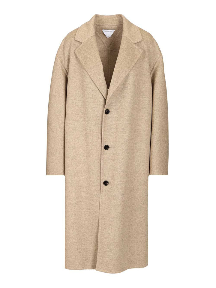 Bottega Veneta Wool And Cashmere Coat Coats - Beige | 0036c27c1abb235ac03e619dd12fb562d515deeb