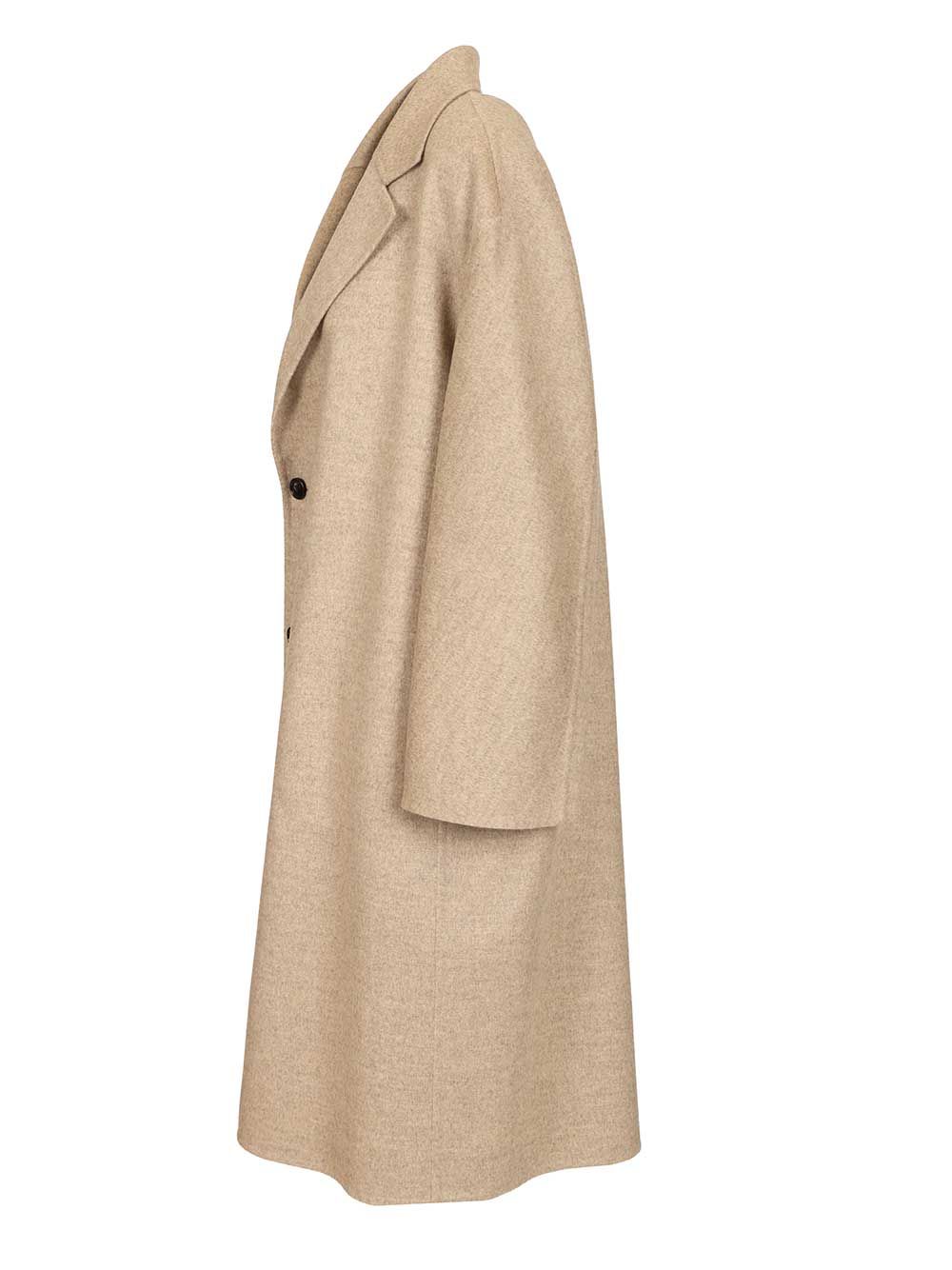 Bottega Veneta Wool And Cashmere Coat Coats - Beige | 79c4f427da3e50ea292610ce730cafa513def804