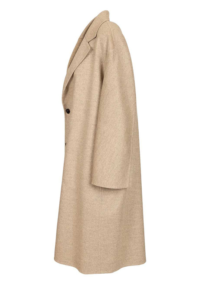 Bottega Veneta Wool And Cashmere Coat Coats - Beige | 79c4f427da3e50ea292610ce730cafa513def804