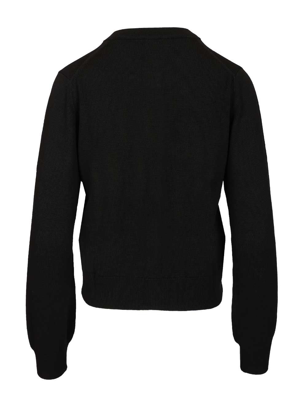 Maison KitsunÉ Baby Fox Merino Regular Cardigan Knitwear - Grey | 8b3b124e7e71b50b2e00aa95306285683cb09e53