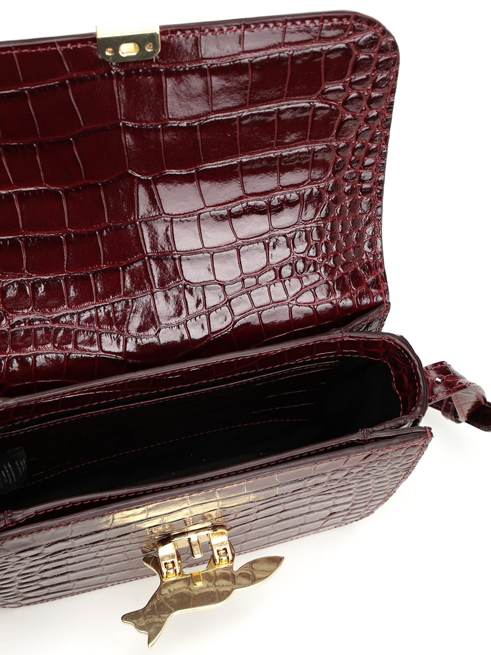 Maison KitsunÉ Edie Bag Shoulder Bags - Bordeaux | 2d47ff85f5f6e71dac002e9d13f7d01932f4aa89