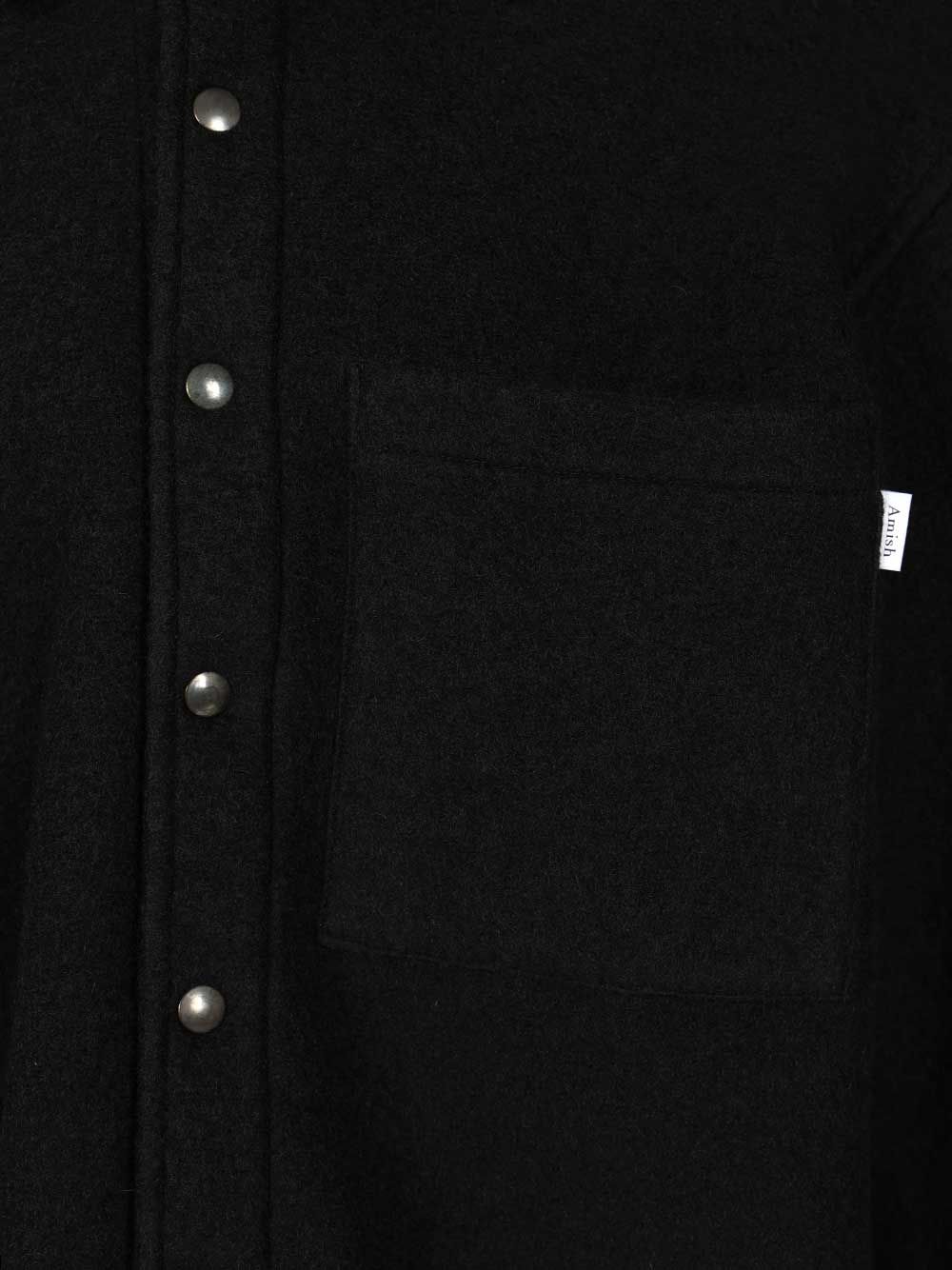 Amish Overshirt Shirts - Black | f6a5182b7955c7a5a776ac3508d302ed5371ce50