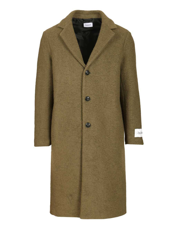 Amish Oversized Wool Blend Coat Coats - Green | cc34dd1bab7e030e8b0fe8694a90d0d1a6d20c94
