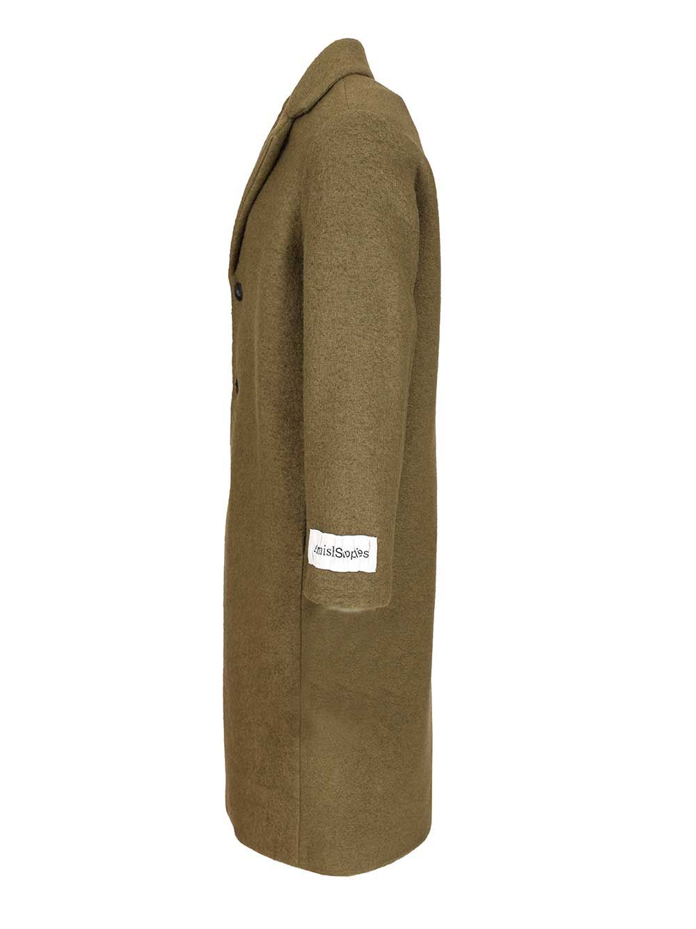 Amish Oversized Wool Blend Coat Coats - Green | 5bd32644fb6b218be84209dd9238531e06416d20