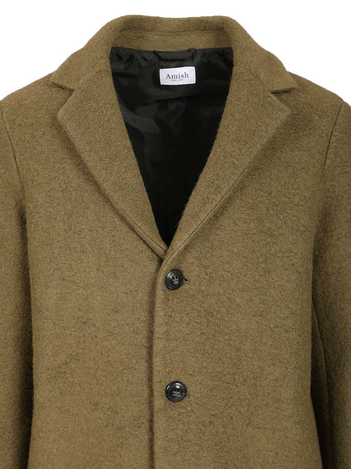Amish Oversized Wool Blend Coat Coats - Green | 415cf1a52592ea7433d86269daefe7f3f8accfbb