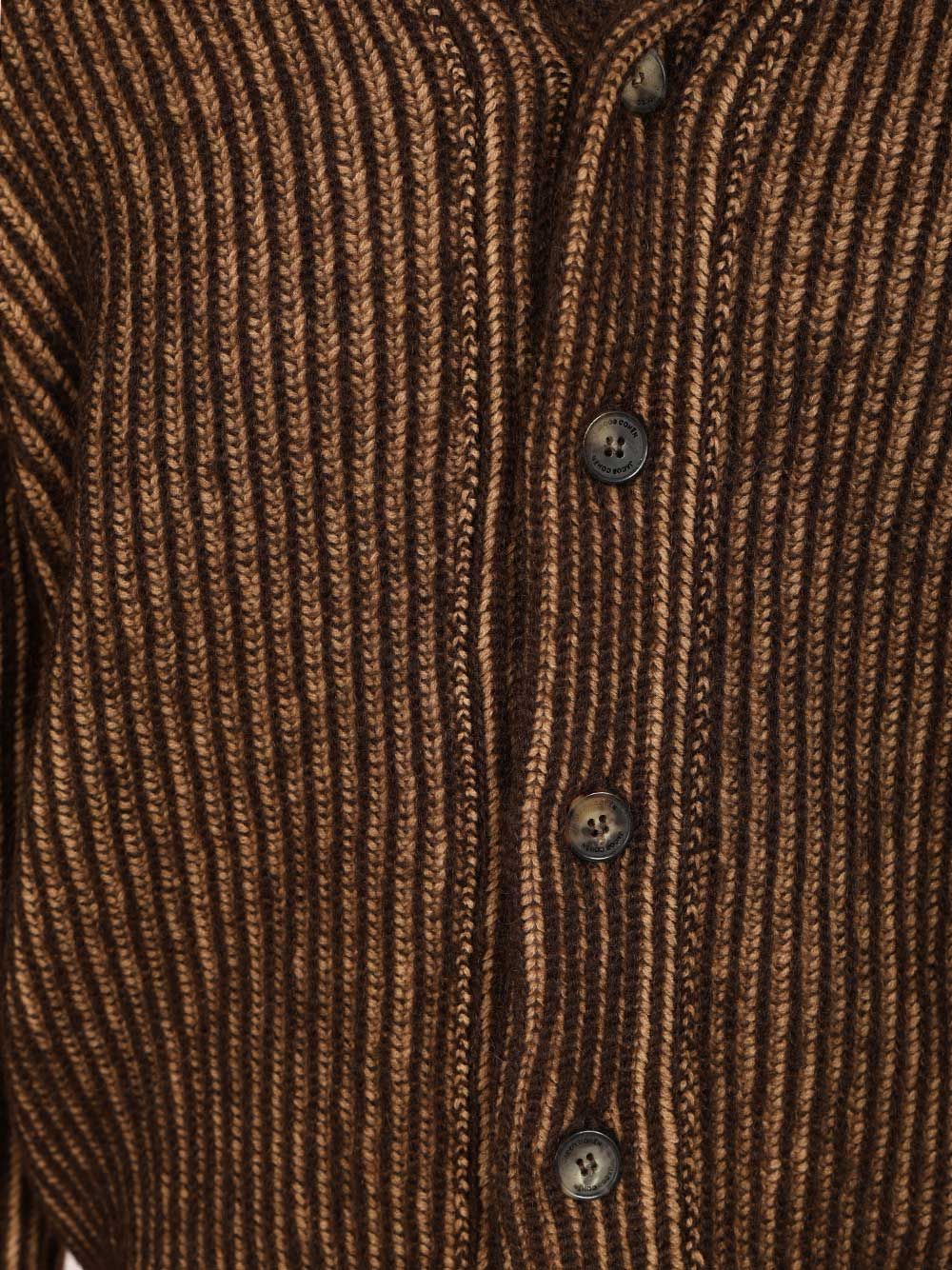 Jacob Cohen English Knit Cardigan Knitwear - Brown | ddd0474603cb1085dd92191545f2679964af7b92