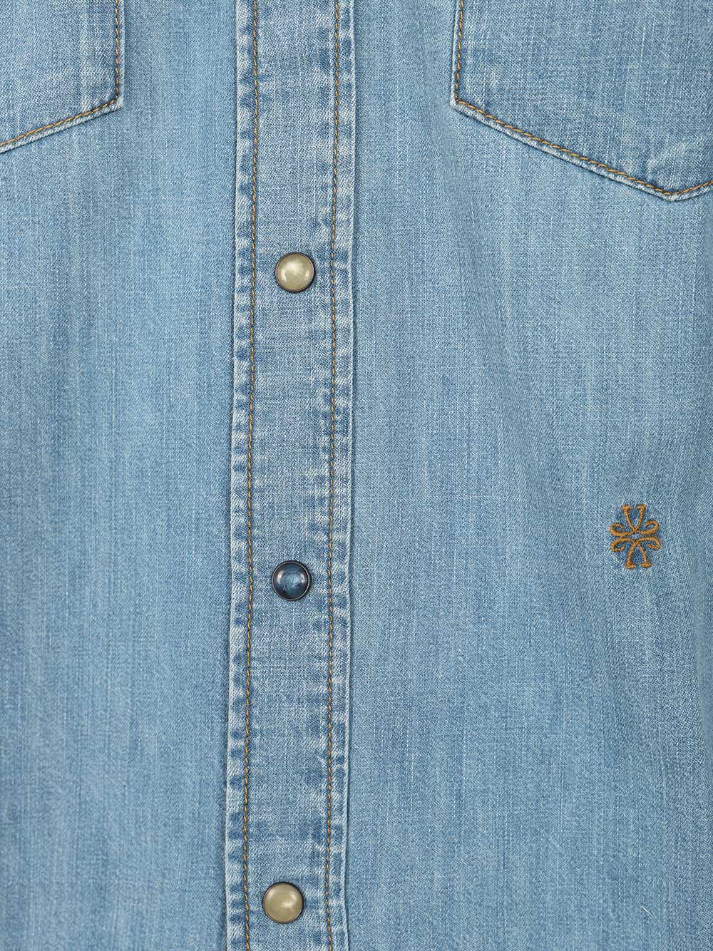 Jacob Cohen Western Shirt Shirts - Light blue | 8cb2d7425c43789b7ff9bd2874b6be3991af6e09