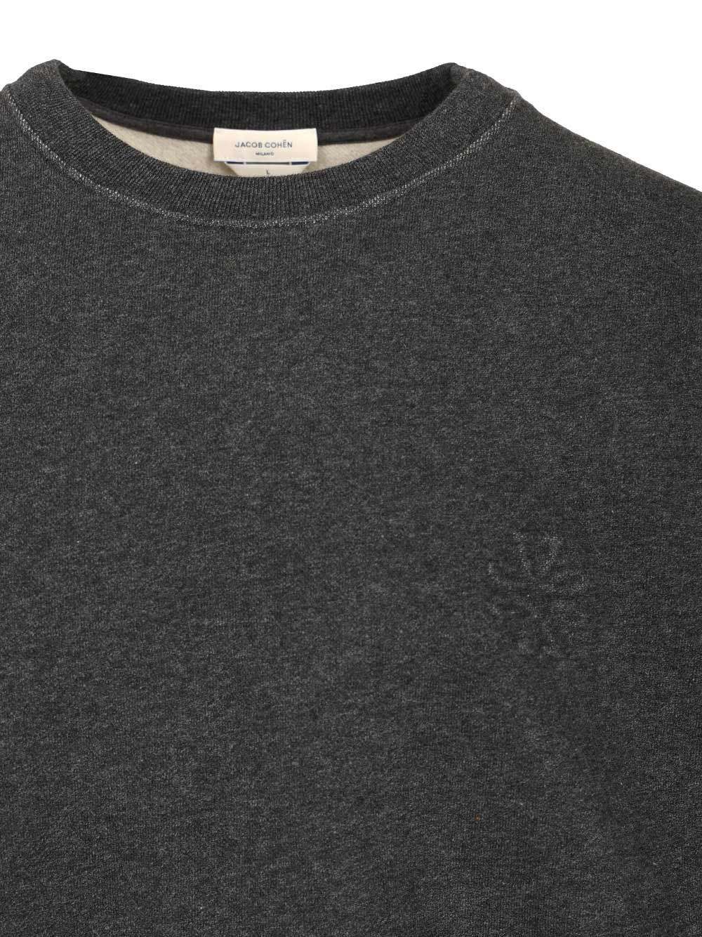 Jacob Cohen Crewneck Sweatshirt Sweatshirts - Grey | 3f9a718831c313803cf1ccf040a3141324c4092a