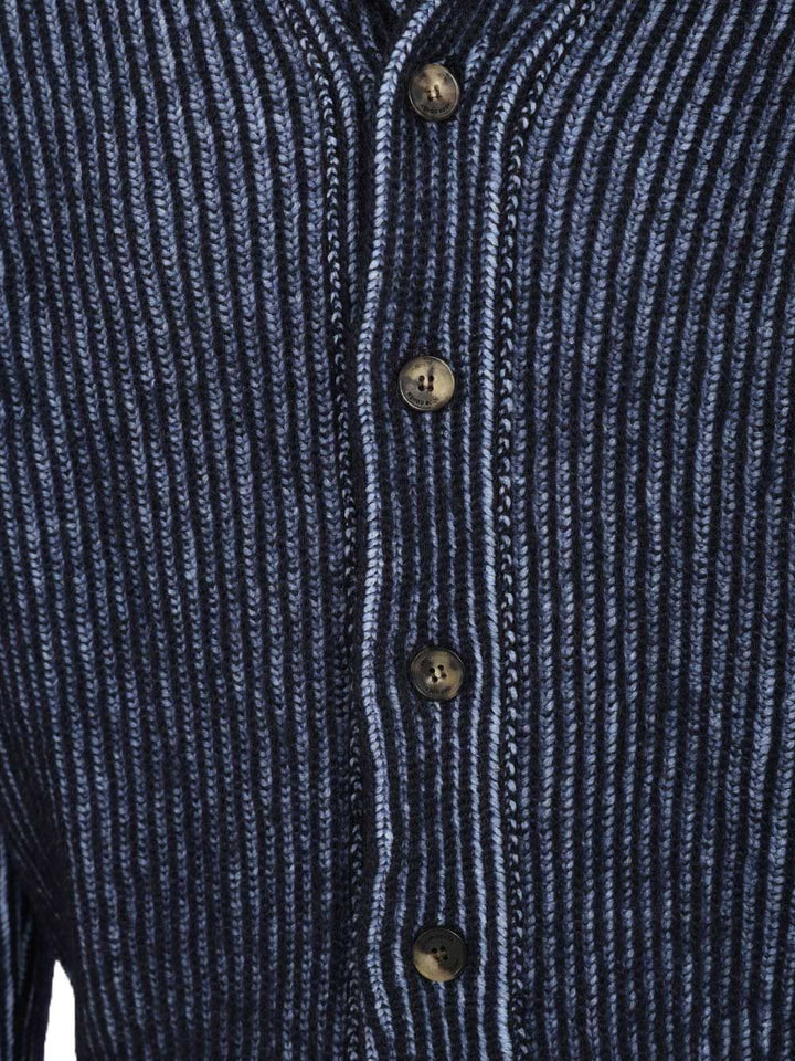 Jacob Cohen English Knit Cardigan Knitwear - Blue | a6288d31ee63d9a0fff2c72748b636d82d553af9
