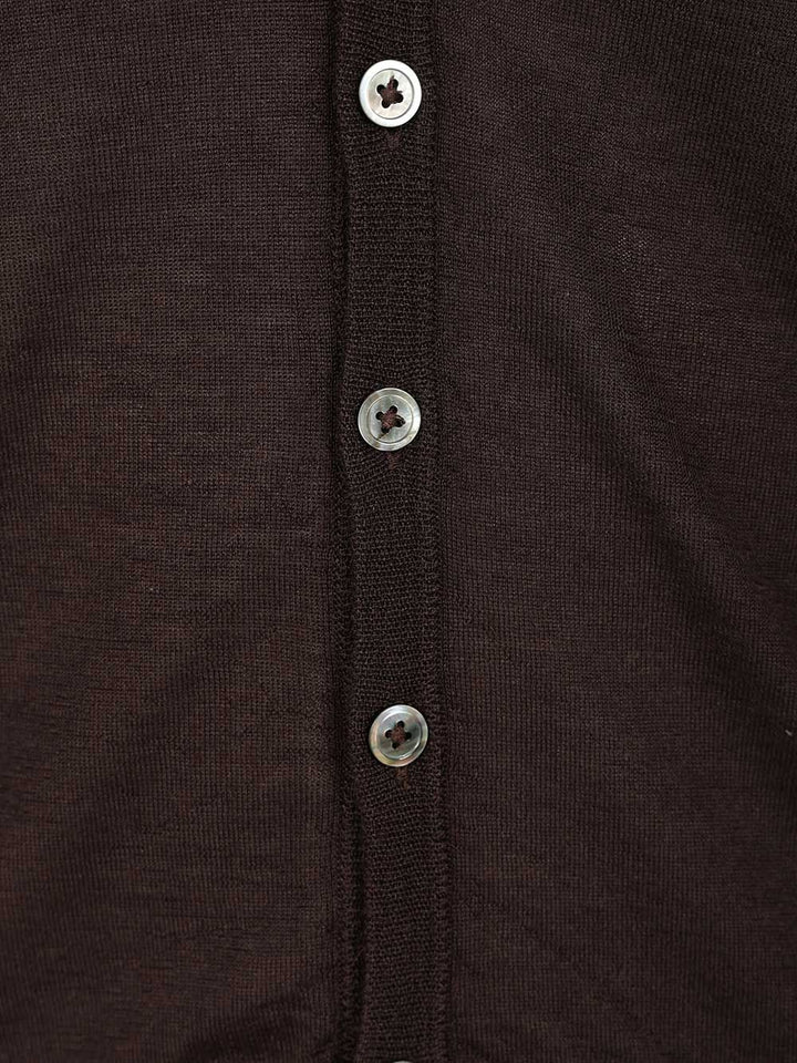 Al Duca D'Aosta Cashmere And Silk Vest Jackets - Brown | 03b8efcf87b93d49b213d296a87a68216cb3f65b