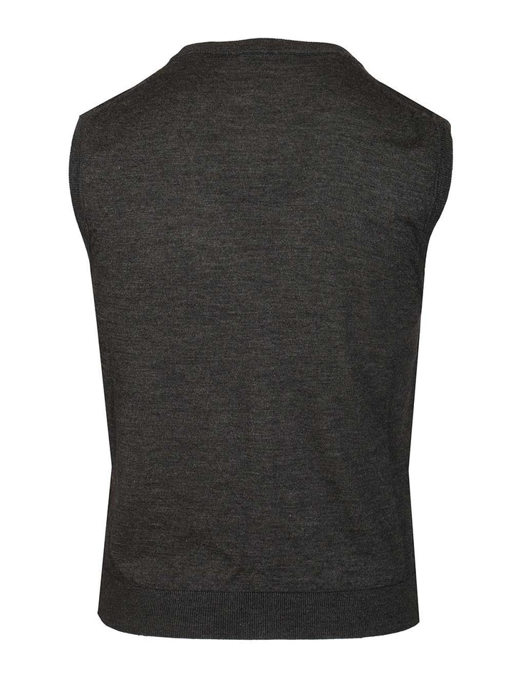 Al Duca D'Aosta Cashmere And Silk Vest Jackets - Grey | 7ffae13ea977e9932b3d1f5dc2a8541fcded807e