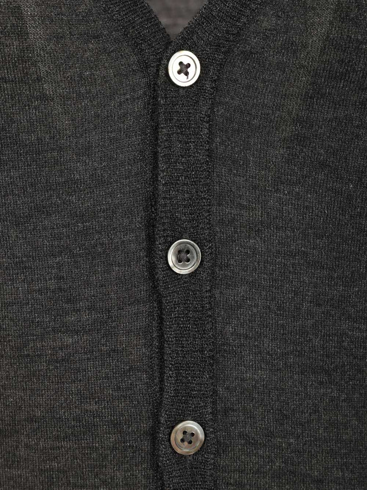 Al Duca D'Aosta Cashmere And Silk Vest Jackets - Grey | 86f8fb5bb41608116f317187567478e403060947