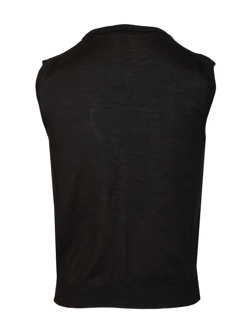 Al Duca D'Aosta Cashmere And Silk Vest Jackets - Black | 6da6b3fb87b793b371608e16ca2f0fe8a873c02d