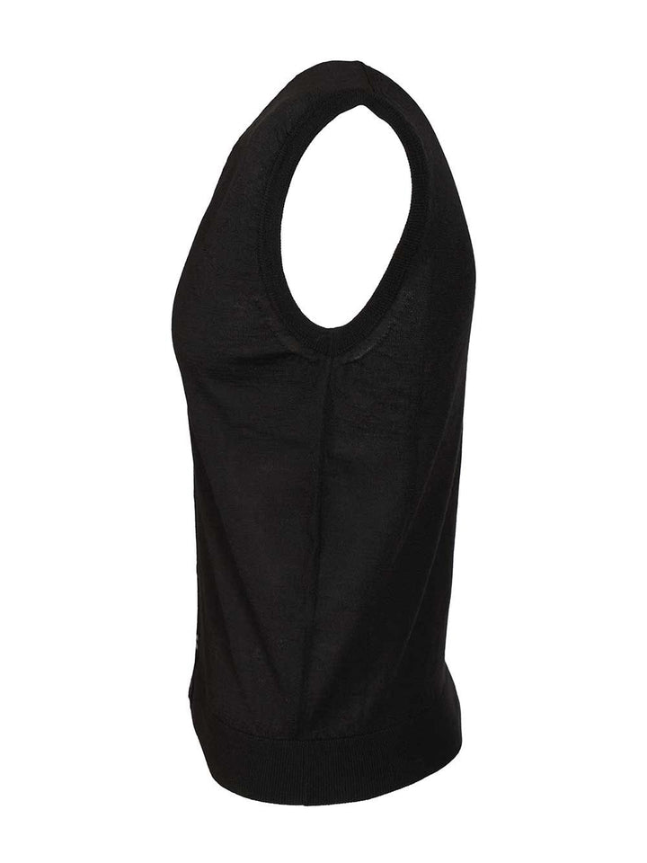 Al Duca D'Aosta Cashmere And Silk Vest Jackets - Black | 3361db0720663c3fdb0b41ea5f6d34e601c2edfe