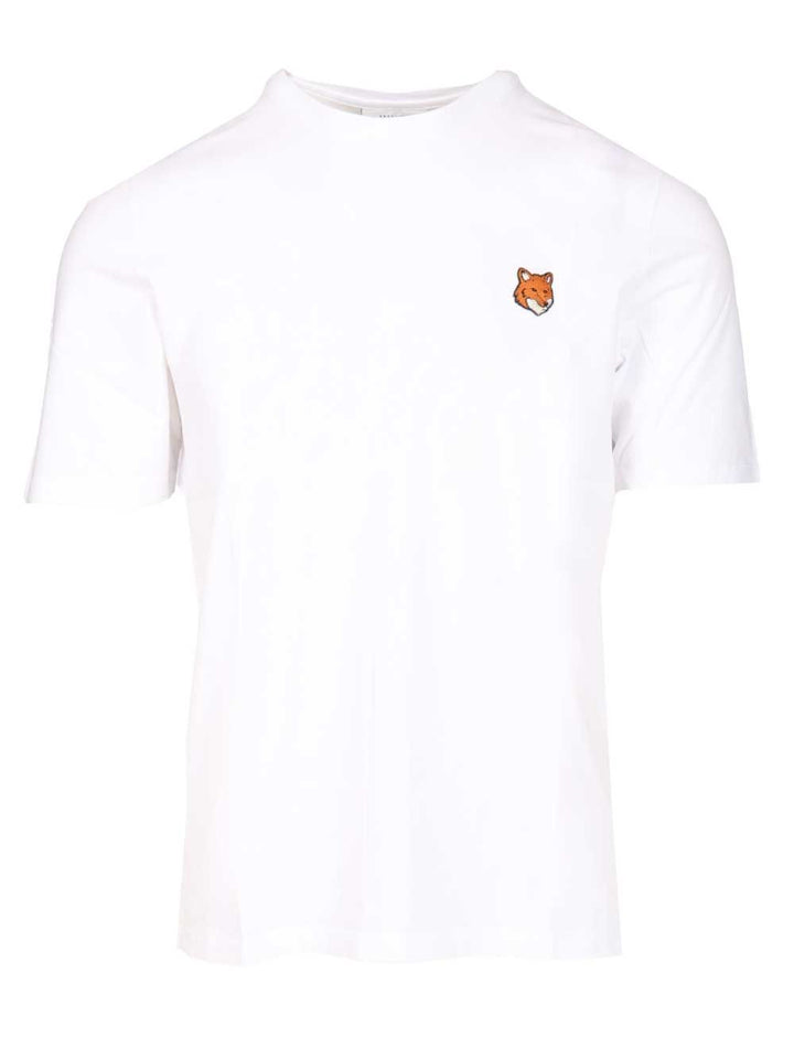Maison KitsunÉ With Fox Head Embroidery T-Shirt - White | b420f3e295690bfb3f0350273095d3cb7e59902b