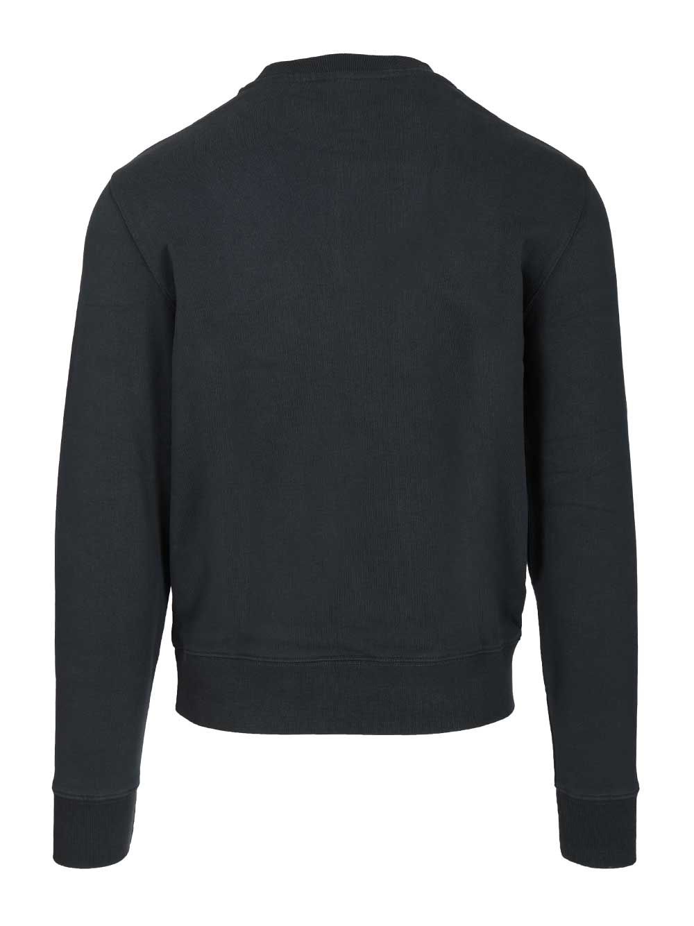 Maison KitsunÉ Fox Head Sweatshirt Sweatshirts - Blue | 8991a7f0f2d13b877df53cd8864f02ba07db0689