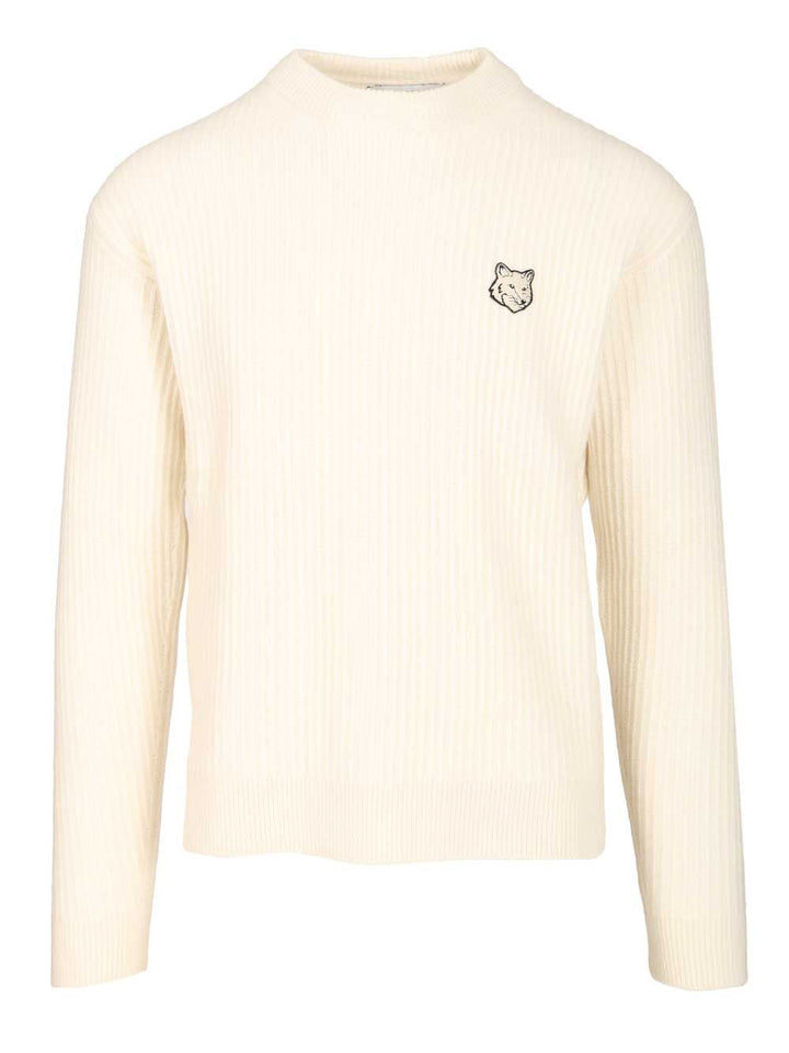 Maison KitsunÉ Fox Head Sweatshirts - White | c85d020657f3accd347e76c8bfd948d68379a3aa