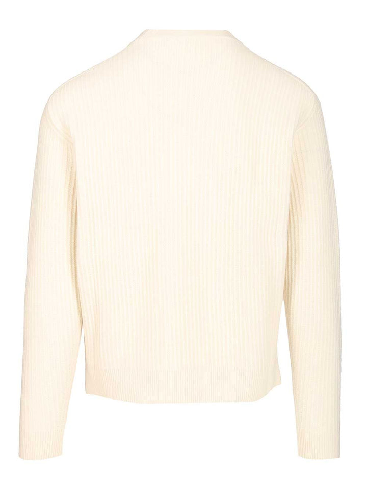 Maison KitsunÉ Fox Head Sweatshirts - White | acb42678764f1c86d9f7184782bba0e6dbc7e416