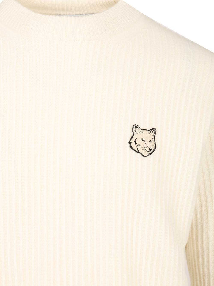 Maison KitsunÉ Fox Head Sweatshirts - White | cffb847664402ef46db99d0f44a6fb47642b9228