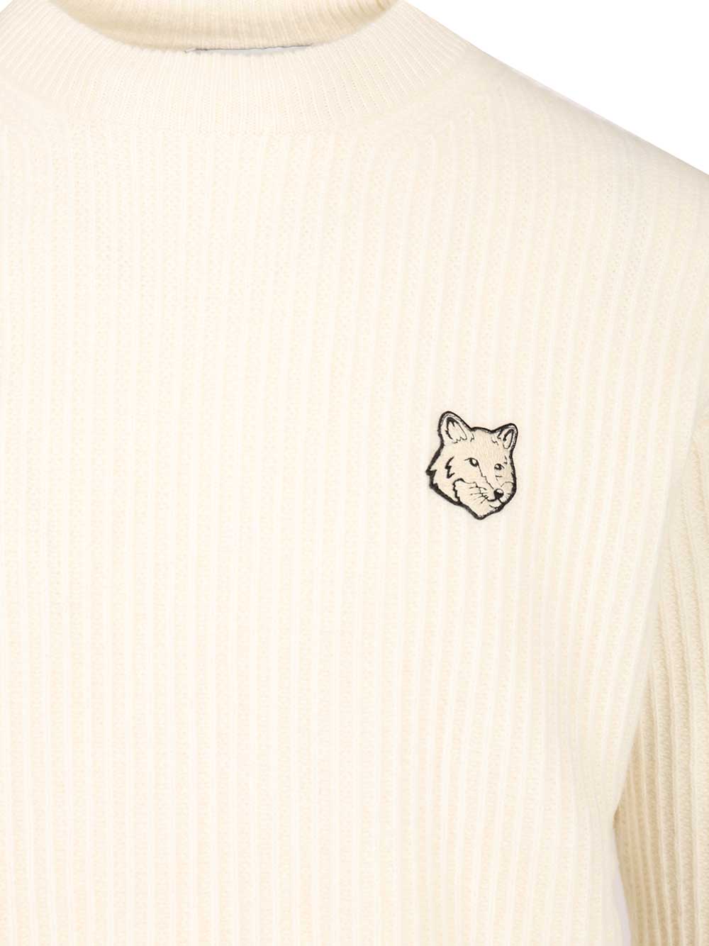 Maison KitsunÉ Fox Head Sweatshirts - White | 9b2ff1618ef73b78bcc465063f2e275628b6467e