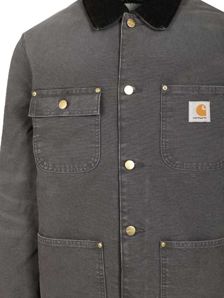 Carhartt Wip Og Chore Coat Jackets - Grey | dde2be762f71fd570b55f1347296ab2515ce33fd