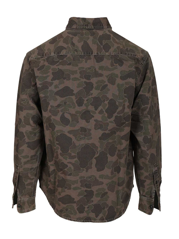 Carhartt Wip L/S Duck Shirts - Camouflage | f292ce25d0b52422c0f67f9f40ff8c7afb8f1766