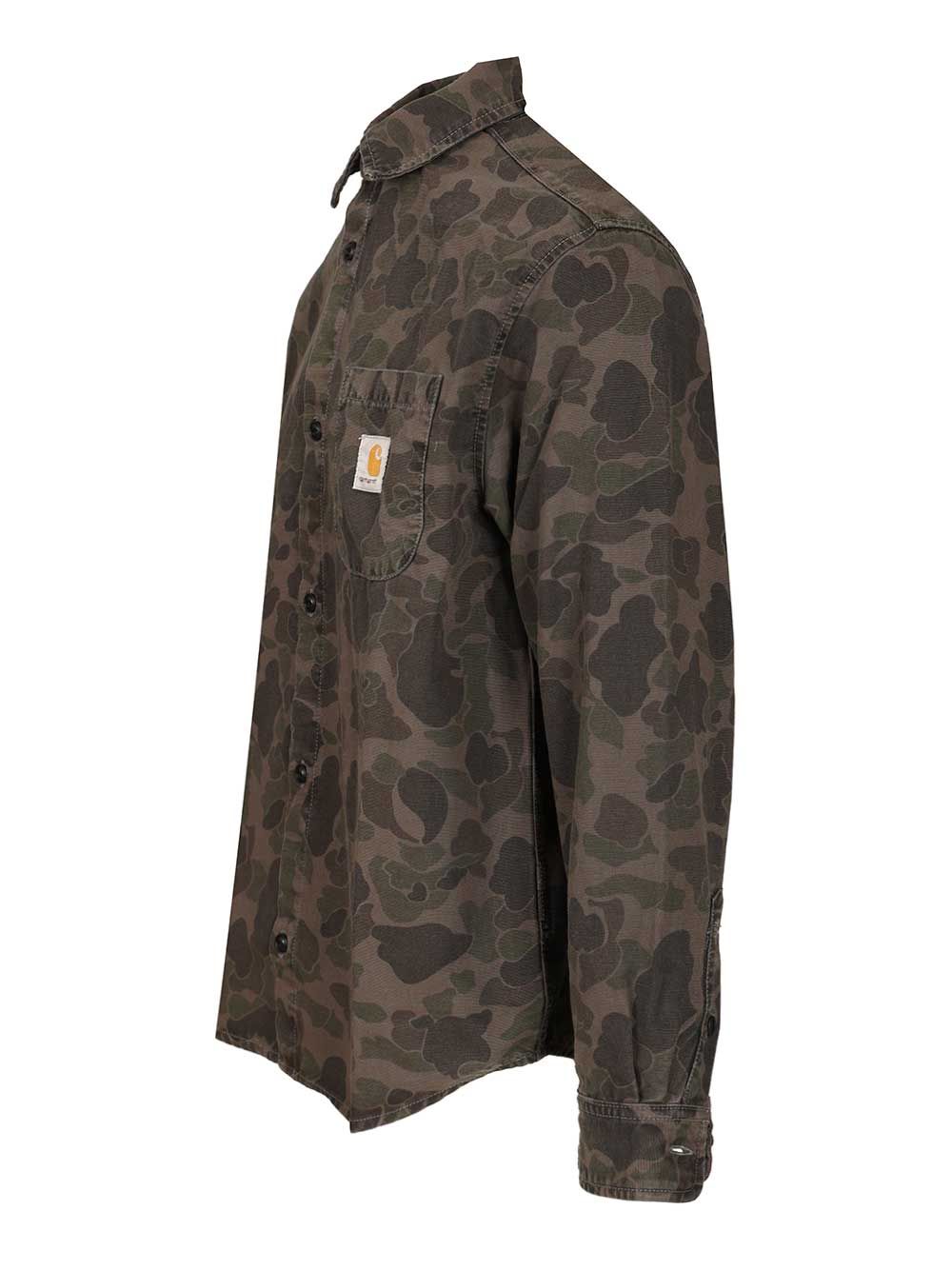 Carhartt Wip L/S Duck Shirts - Camouflage | 9bed1a140c89346d009c5d01015acb84a9a229c1