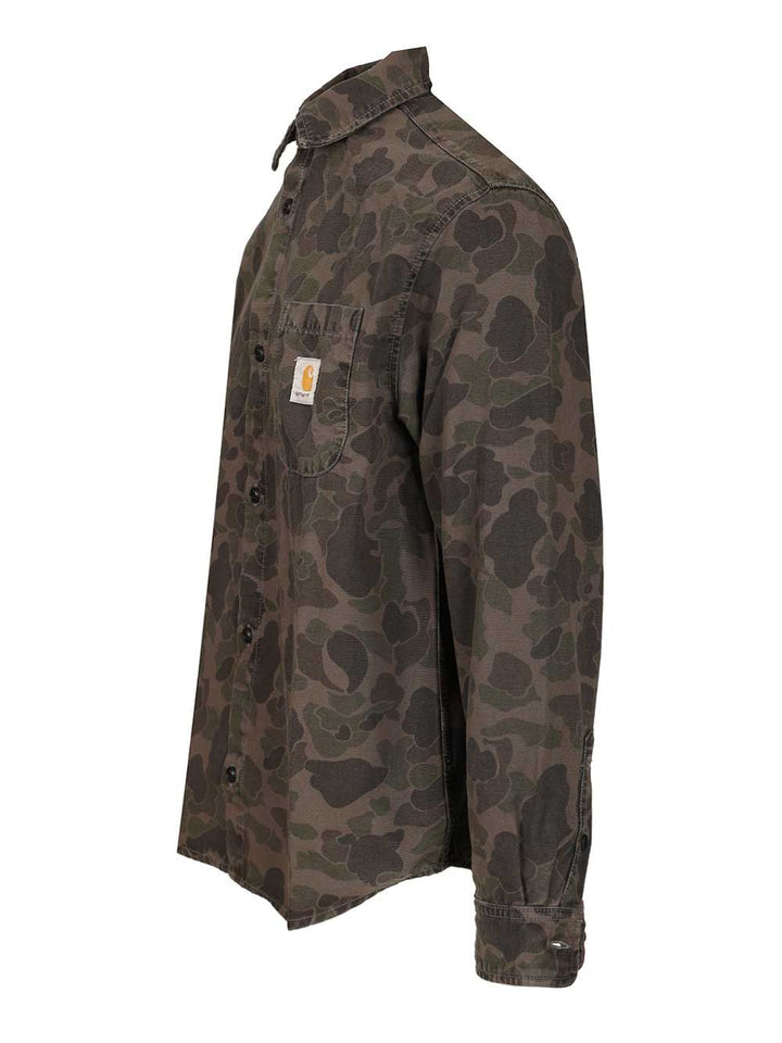 Carhartt Wip L/S Duck Shirts - Camouflage | 9bed1a140c89346d009c5d01015acb84a9a229c1