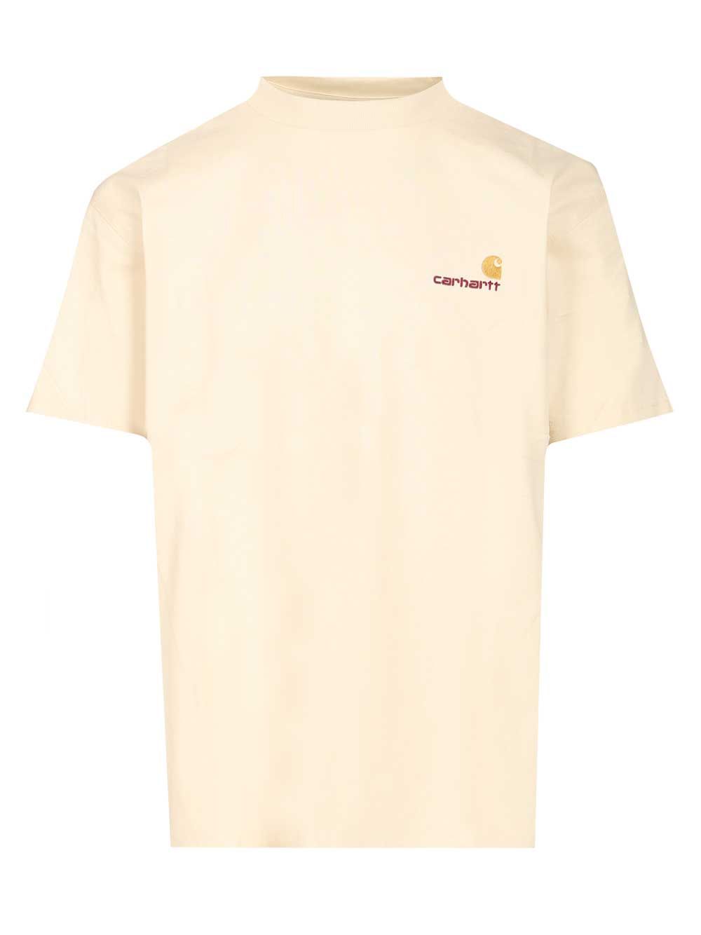 Carhartt Wip S/S American Script T-Shirt - White | eaf2d819e5d78d637375e604d4be53e3bf3cdf80