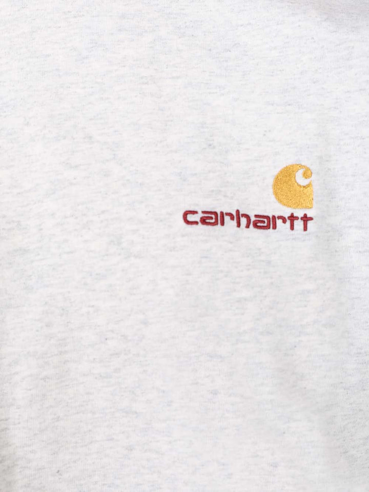 Carhartt Wip S/S American Script T-Shirt - Grey | 5f76998ebb2afb8ff4b4dbfc4e55334542d0b9e4