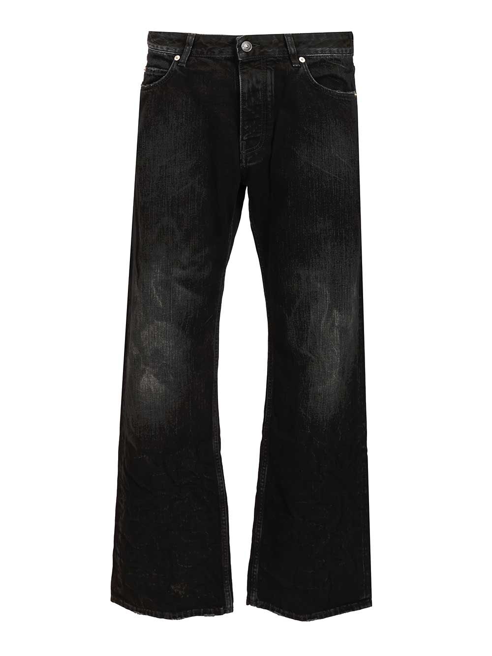 Balenciaga Casual Fit Trousers Jeans - Black | f8932f565c9e1e077b5e1c88ea5ac3340ae6e58e