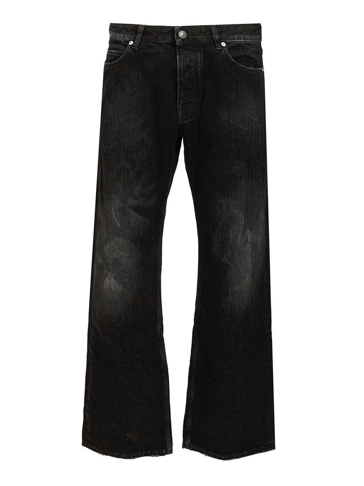 Balenciaga Casual Fit Trousers Jeans - Black | f8932f565c9e1e077b5e1c88ea5ac3340ae6e58e
