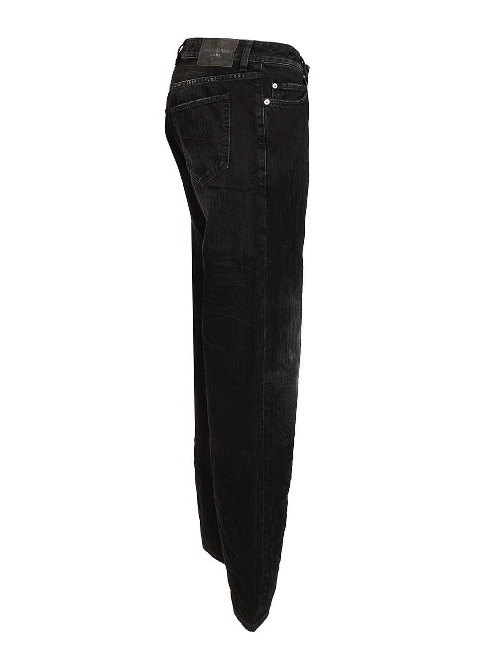 Balenciaga Casual Fit Trousers Jeans - Black | 988229c0ab5b9ea13c8803396dc0f985d5cc7ca3