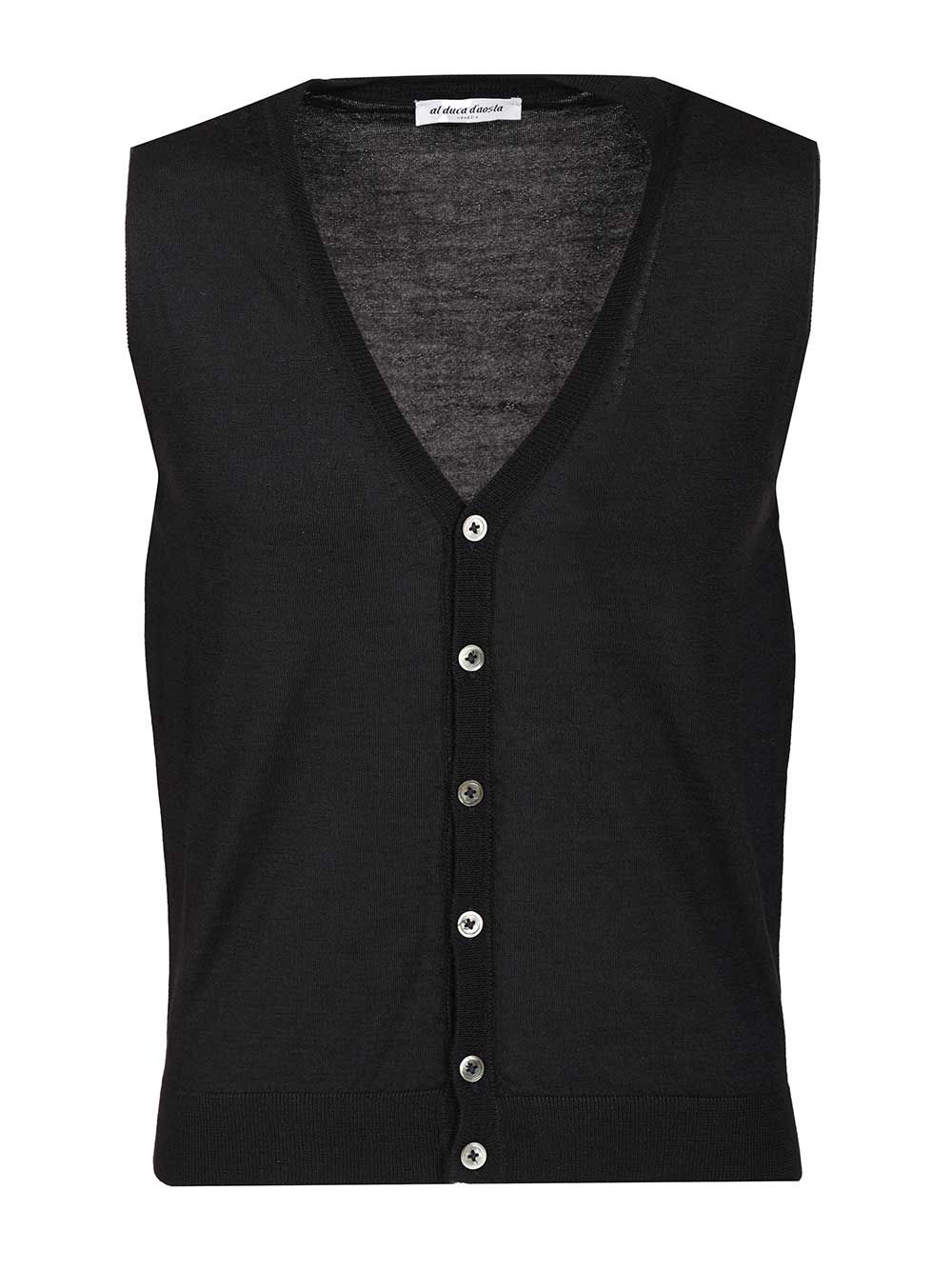 Al Duca D'Aosta Cashmere And Silk Vest Jackets - Blue | a234a8c6cd5f1a076d2054fed90794b0692b051f
