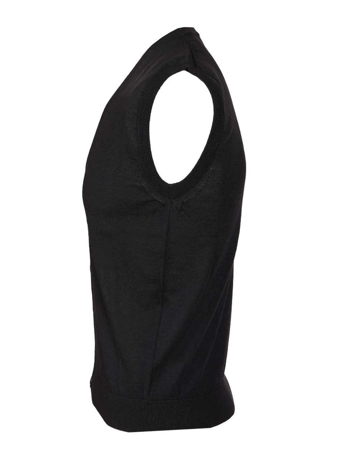 Al Duca D'Aosta Cashmere And Silk Vest Jackets - Blue | 8c527ee5980dbac63de11855a91de0f3e09b1778