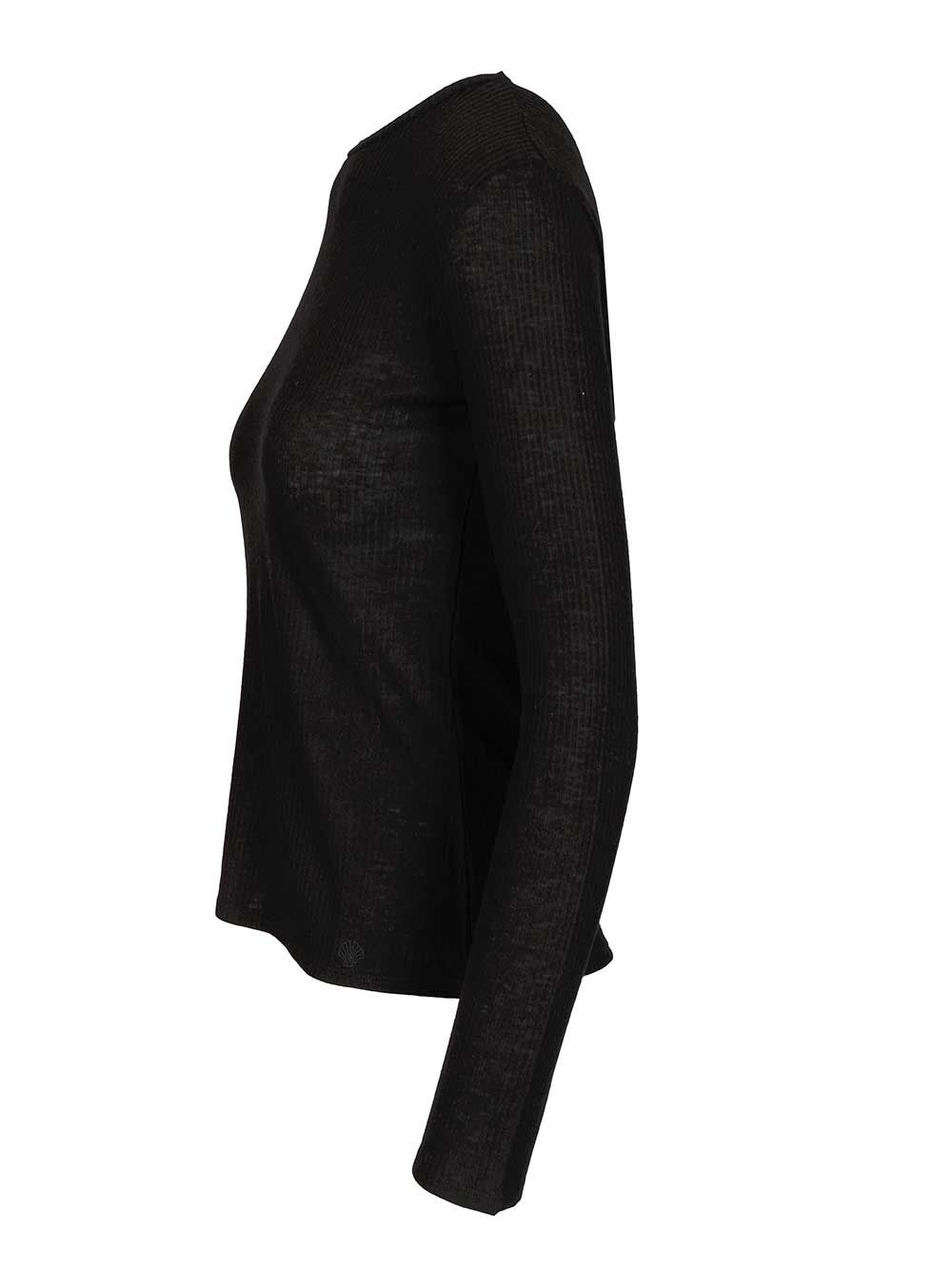 Loulou De Saison Ortigia Lds Knitwear - Black | 3d1f715d75c53545a6e51061b4fa2f4a181b82b2