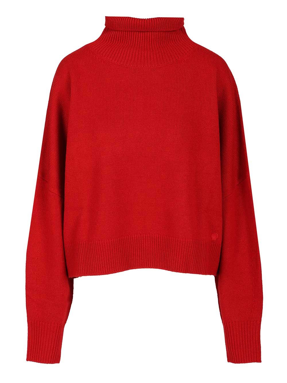 Loulou De Saison Luke Knitwear - Red | f0a7ecd1b78db80692d3407e59598b4482c2d44d
