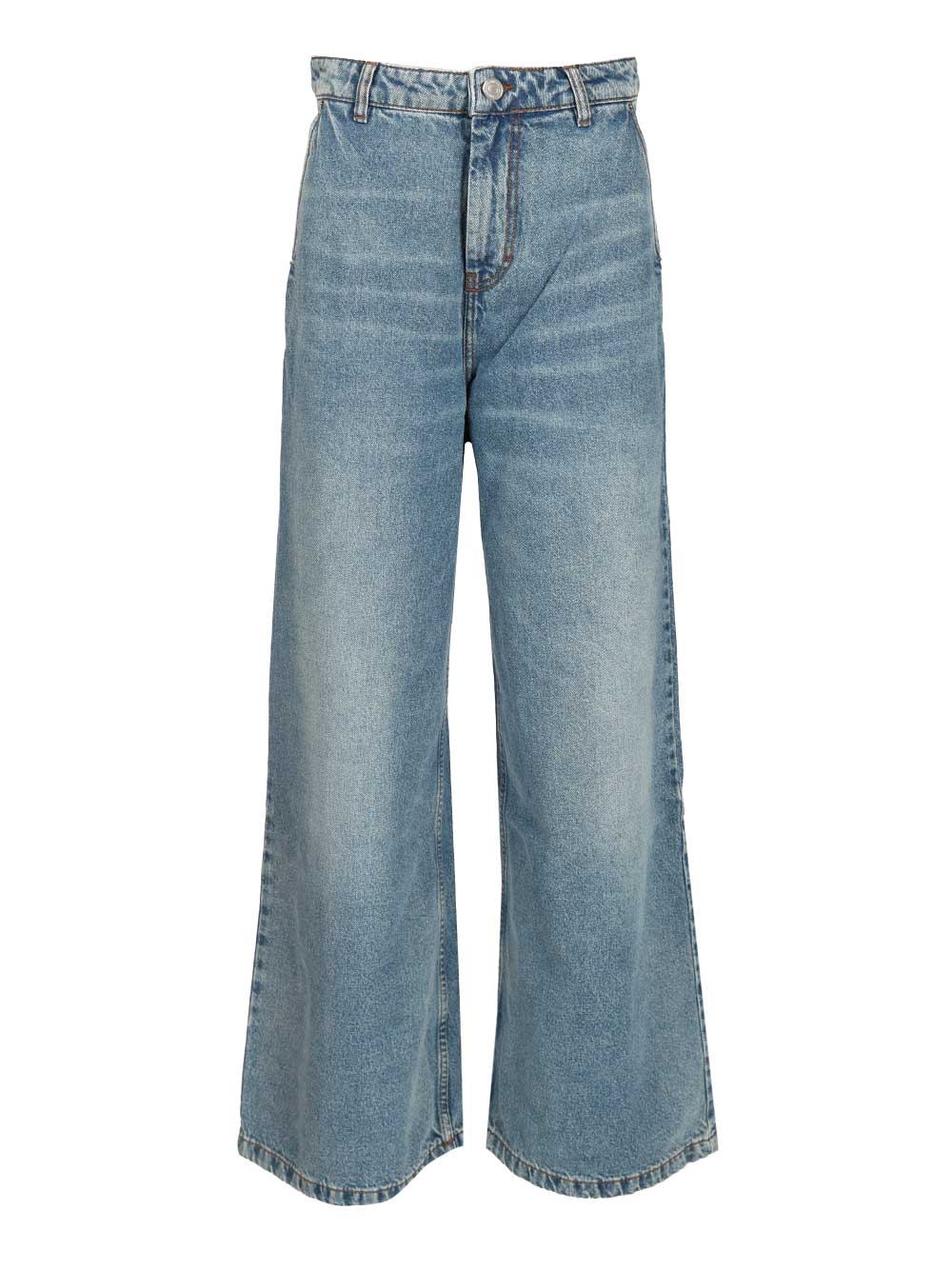 Ami Super Wide-Leg Jeans - Blue | 69be268936e4f7178cf2601a69704ecf113b2b5d