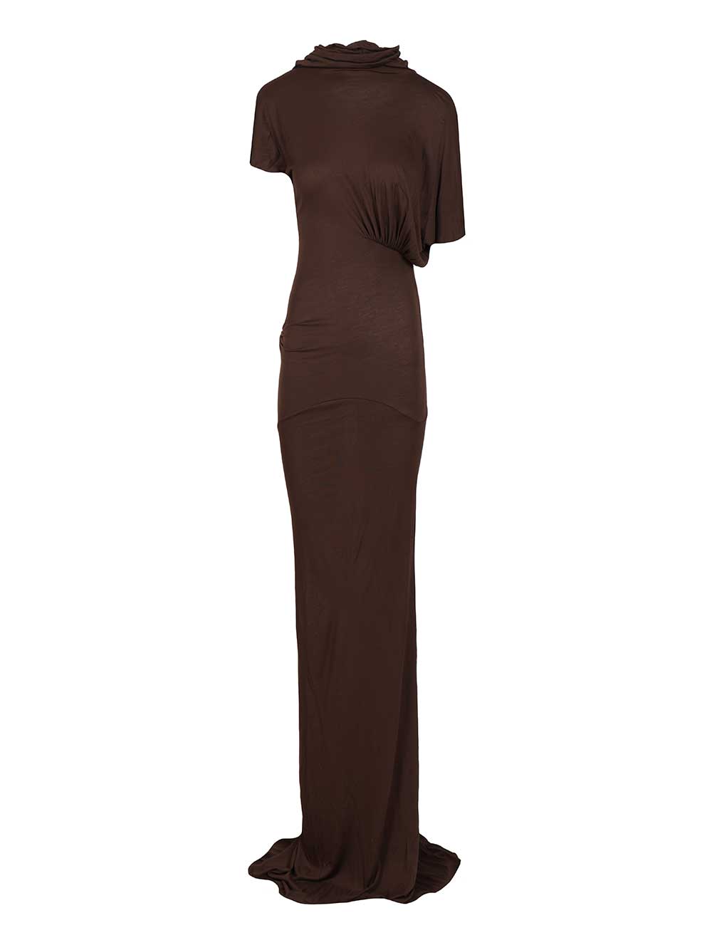 Rick Owens Lilies Lilith Long Dress Dresses - Brown | deadc87b46fa5d01b26fee426fd68c3b9c82f5b0